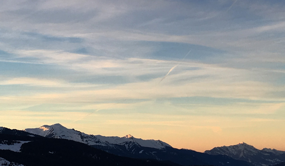 Meribel Sunset